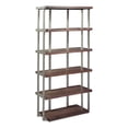 thumbnail image 1 of Brooke Bookcase in Brown Wood and Metal, 1 of 5
