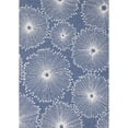 thumbnail image 1 of Brooke Collection - Blue/White Botanical Two-Sided Outdoor Rug 5'3" x 7'7", 1 of 5