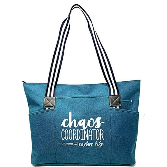 Brooke & Jess Designs Teacher Tote Bag for Work - Teacher Handbag Gifts for Women, Teacher Bag Best Teacher Appreciation Gift