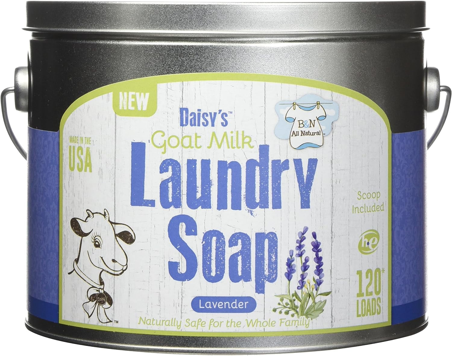 Brooke & Nora at Home Daisy’s Goat Milk Laundry Soap, Organic Laundry