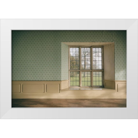 Brooke, Sarah 14x11 White Modern Wood Framed Museum Art Print Titled - Empty Rooms
