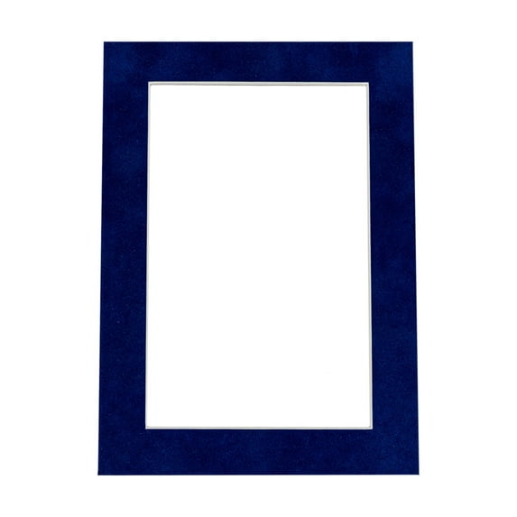 Brooke Suede Acid Free 11x14 Picture Frame Mats with White Core Bevel Cut for 8x10 Pictures - Fits
