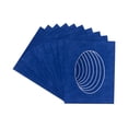 thumbnail image 1 of Brooke Suede Acid Free 6x7.5 Oval Picture Frame Mat with White Core Bevel Cut for 3x5 Pictures -, 1 of 3