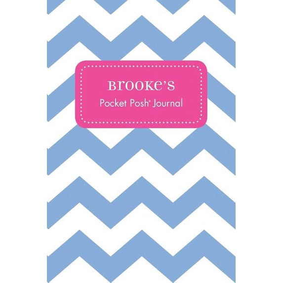 Brooke's Pocket Posh Journal, Chevron, (Paperback)