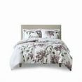 thumbnail image 1 of Brookfield Garden 5 Piece Comforter Set Large Scale Floral Pattern Print Bedding-Decorative Pillows Shams Included, Queen, 1 of 6