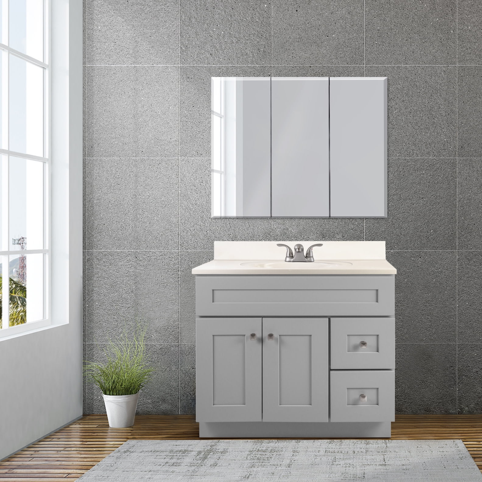 37 Inch Bathroom Vanity