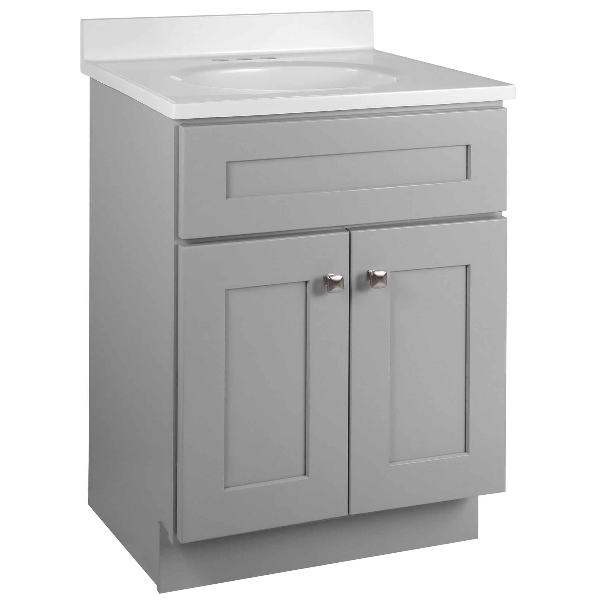 Design House Brookings 25" x 19" Assembled 2-Door Bath Vanity Base and