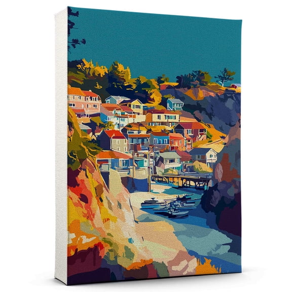 Brookings Canvas Print, Oregon Canvas Wall Art, Brookings Decor Travel Canvas, Oregon Travel Gift, Housewarming Gift - 99AZ186