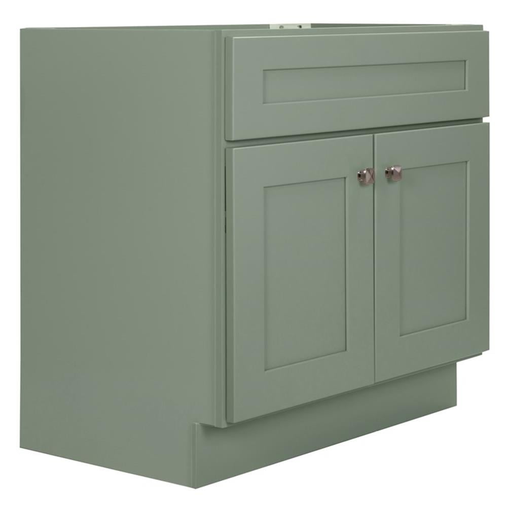 Evergreen Fog 30-Inch Freestanding Wood Bathroom Vanity