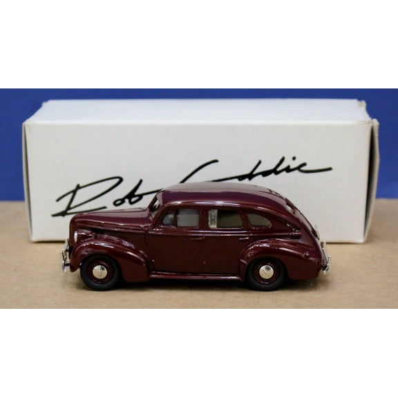 Brooklin Rob Eddie #5 1950 Volvo PV60 4 Door Sedan 1:43 Maroon Mint/ Box