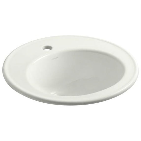 Brookline Self-Rimming Lavatory with Single-Hole Drilling, Dune