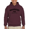 thumbnail image 1 of Brookln Gothic Font Hoodie Men -Image by Shutterstock, Male 4X-Large, 1 of 4