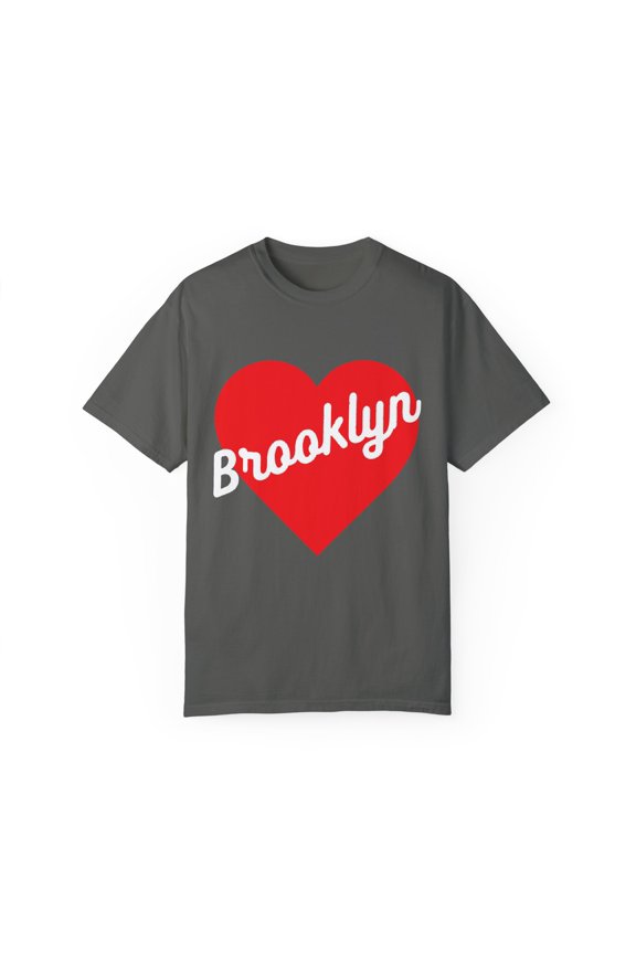 Brooklyb New york NY Gift Retro American Flag Patriotic Men Women Unisex Garment-Dyed T-shirt