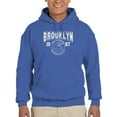 thumbnail image 1 of Brooklyn 1987 College Style Hoodie Men -Image by Shutterstock, Male Small, 1 of 4