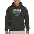 thumbnail image 1 of Brooklyn 1987 College Style Hoodie Men -Image by Shutterstock, Male Small, 1 of 4
