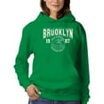 thumbnail image 1 of Brooklyn 1987 College Style Hoodie Women -Image by Shutterstock, Female 3X-Large, 1 of 4
