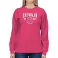 thumbnail image 1 of Brooklyn 1987 College Style Sweatshirt Women -Image by Shutterstock, Female Small, 1 of 4