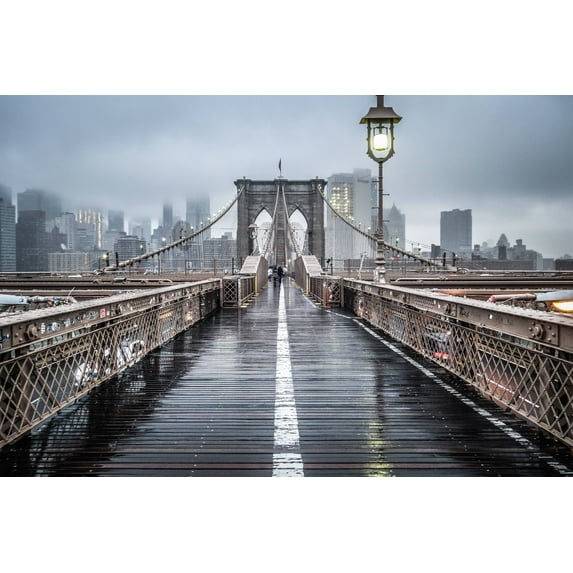Brooklyn 40''x60'' acrylic color, Photo Print Wall Art