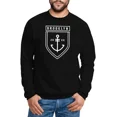 thumbnail image 1 of Brooklyn Anchor Crew Neck Maritime Graphic Fashion Crew Jumper Sweatshirt for Men & Women, up to Size 5XL, 1 of 2