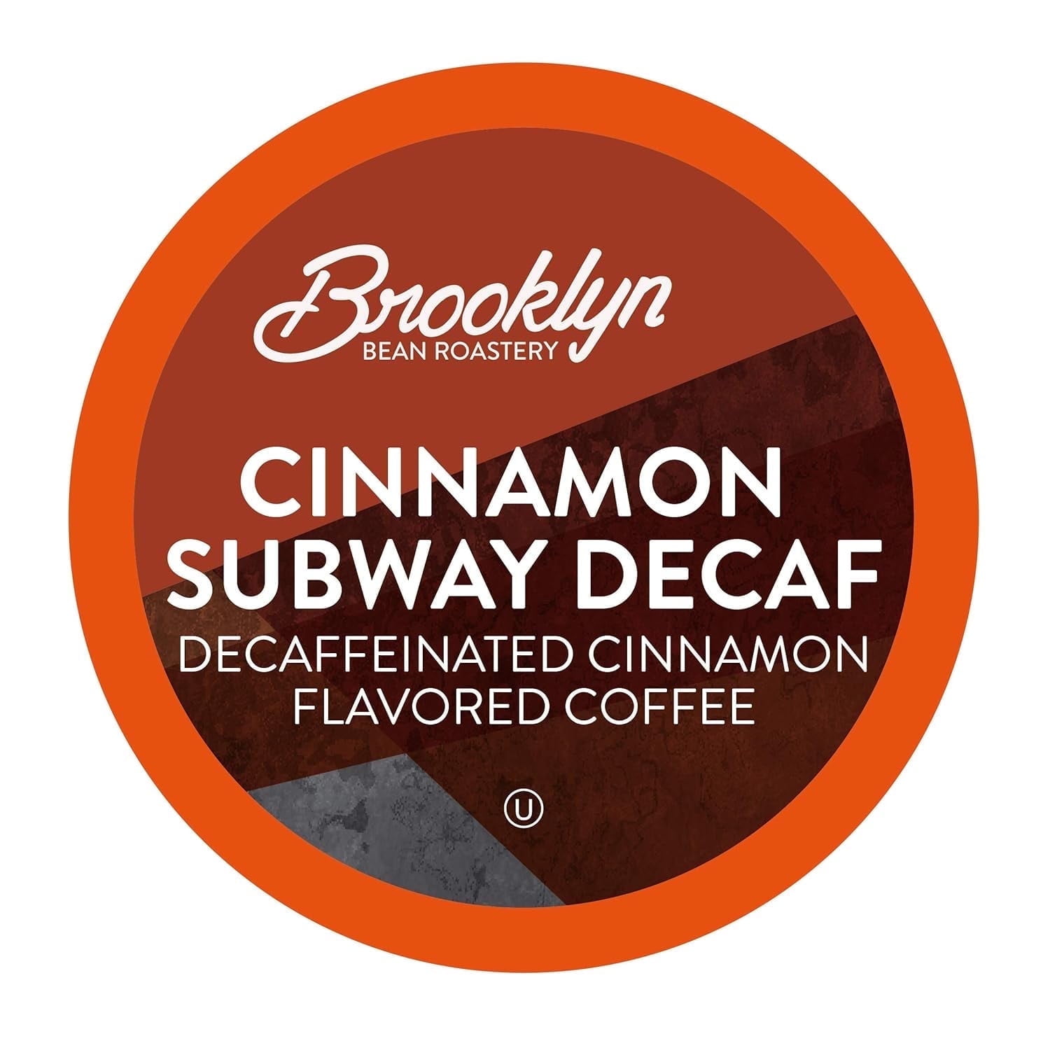 Brooklyn Bean Roastery Cinnamon Subway Decaf Coffee Pods for Single-Serve Coffee Brewers, 40-Pack