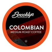 Brooklyn Bean Roastery Colombian Coffee Pods for Single-Serve Coffee Brewers, 40-Pack