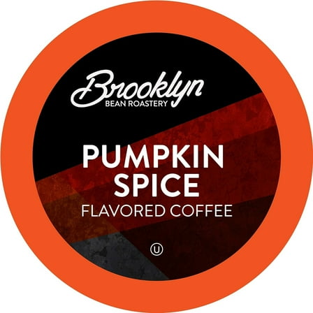 Brooklyn Bean Roastery Pumpkin Spice Coffee Pods for Single-Serve Coffee Brewers, 40-Pack