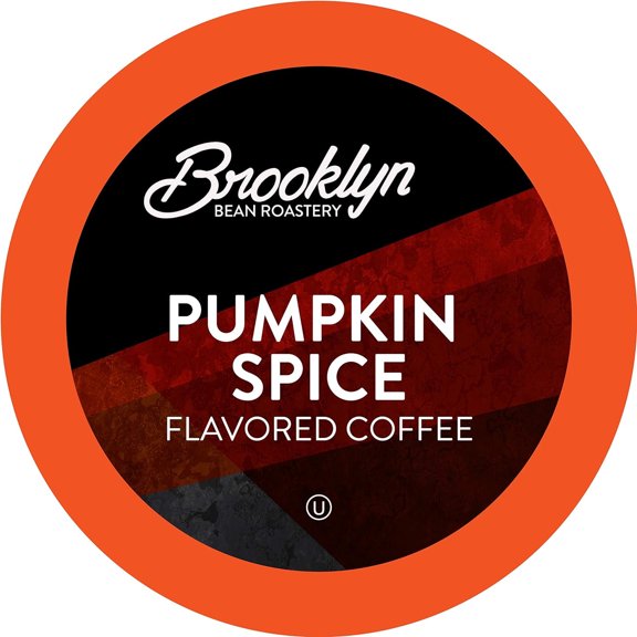 Brooklyn Bean Roastery Pumpkin Spice Coffee Pods for Single-Serve Coffee Brewers, 40-Pack