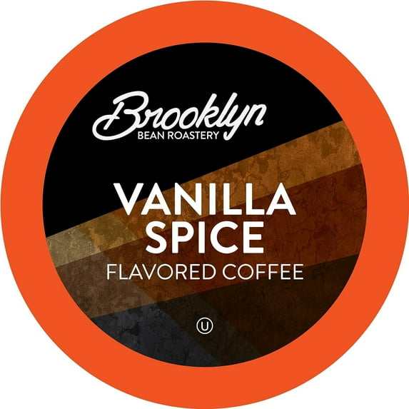Brooklyn Bean Roastery Vanilla Spice Coffee Pods for Single-Serve Coffee Brewers, 40 Ct