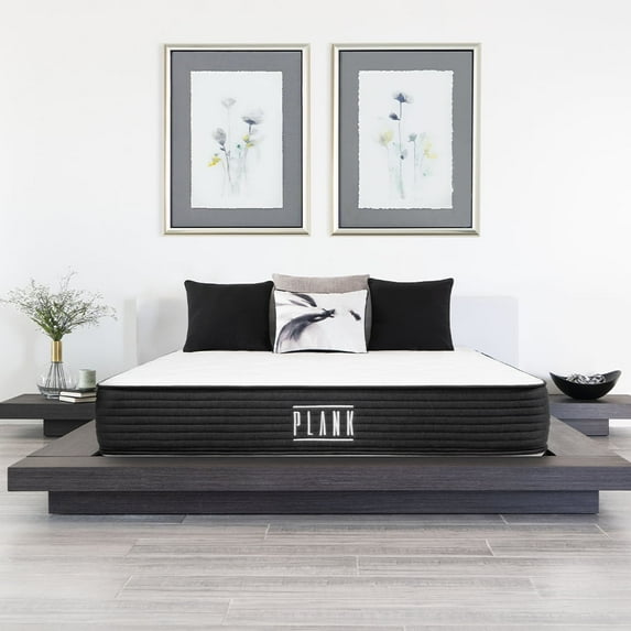 Brooklyn Bedding Plank 10-Inch Two-Sided Firm Mattress with Cooling Top, Full