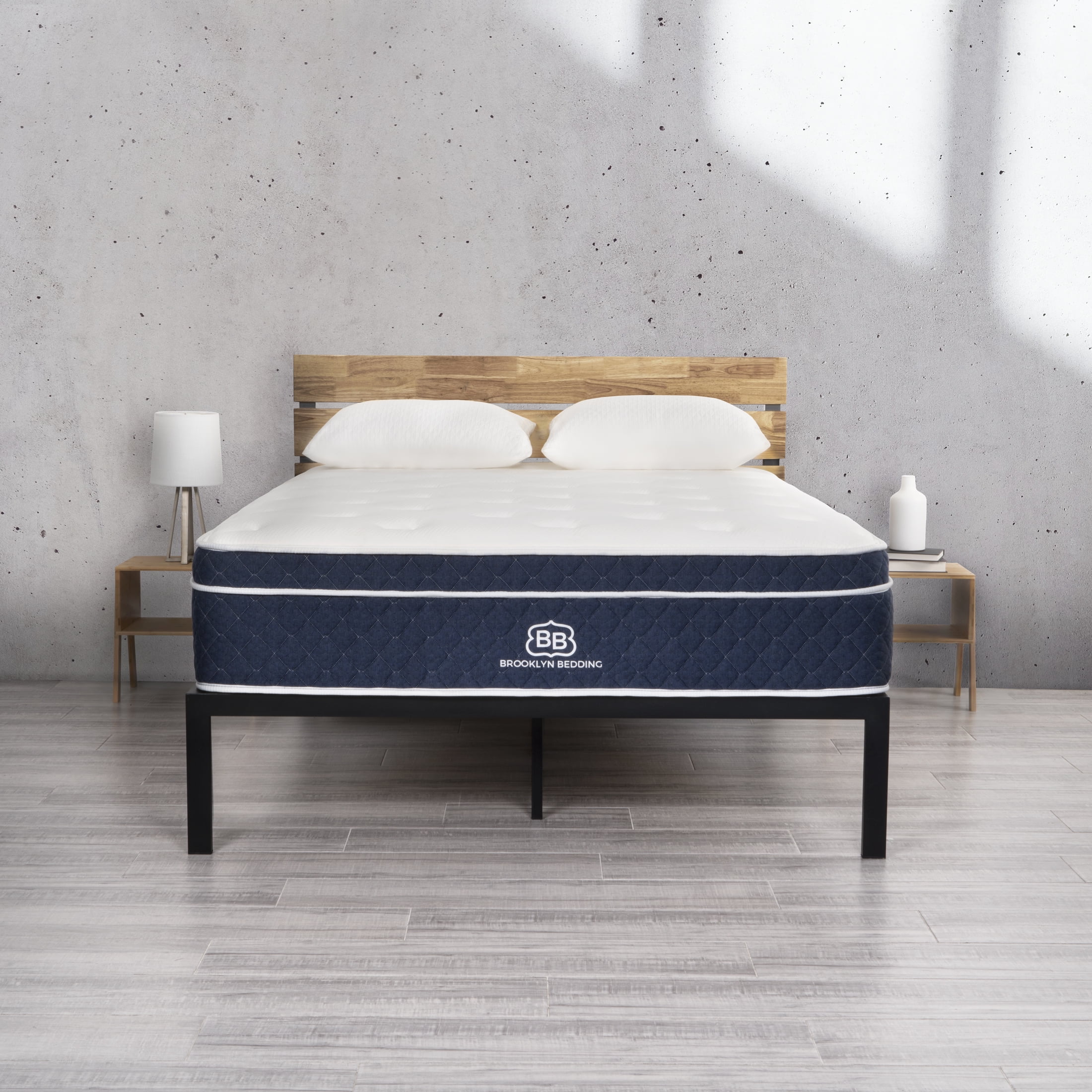 Brooklyn Bedding Standard 14" Twin Plush Hybrid Mattress with Cooling Cover