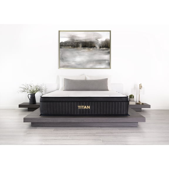 Brooklyn Bedding Titan 13" Hybrid Luxe for Plus Size Sleepers with Cooling Cover, King