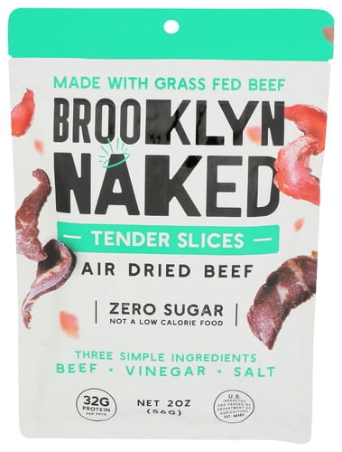 Brooklyn Biltong Jerky Tender Beef Biltong 2 oz Pack of 8