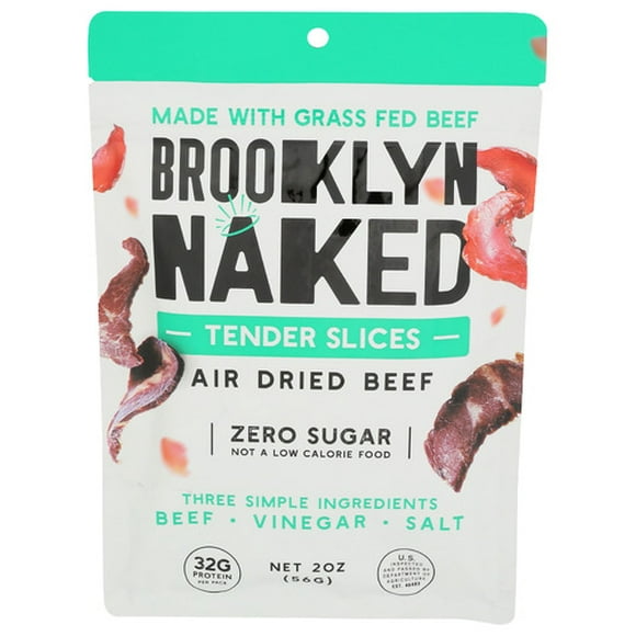 Brooklyn Biltong Jerky Tender Beef Biltong 2 oz Pack of 8