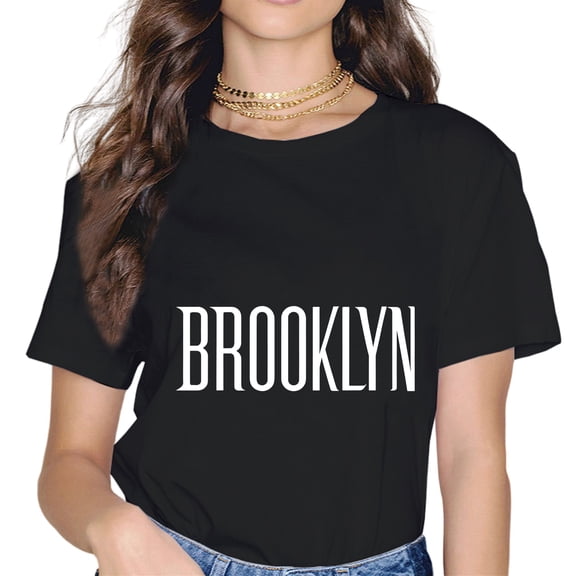Brooklyn Borough New York T-Shirt College Letters T-Shirt