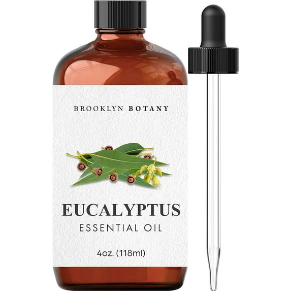 Brooklyn Botany Eucalyptus Essential Oil Pure, Natural Diffuser Oil, 4 fl oz