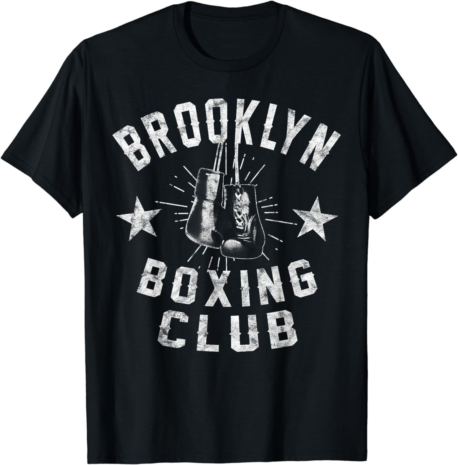 Brooklyn Boxing Club - Vintage Distressed Boxer T-Shirt Brooklyn Boxing Club - Vintage Distressed Boxer T-Shirt