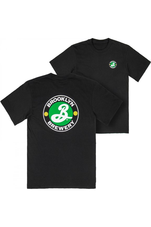 Beer Logo Front and Back Print T-Shirt-2XLarge