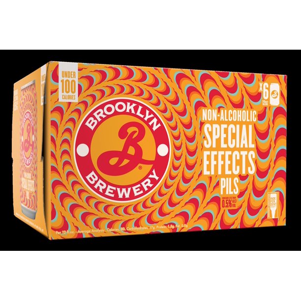 Brooklyn Brewery Special Effects NonAlcoholic Beer Pils, 6 Pack, 12 fl