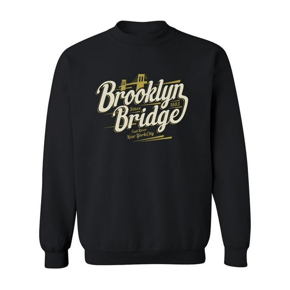 Brooklyn Bridge '83 Sweatshirt Men -Image by Shutterstock, Male Medium