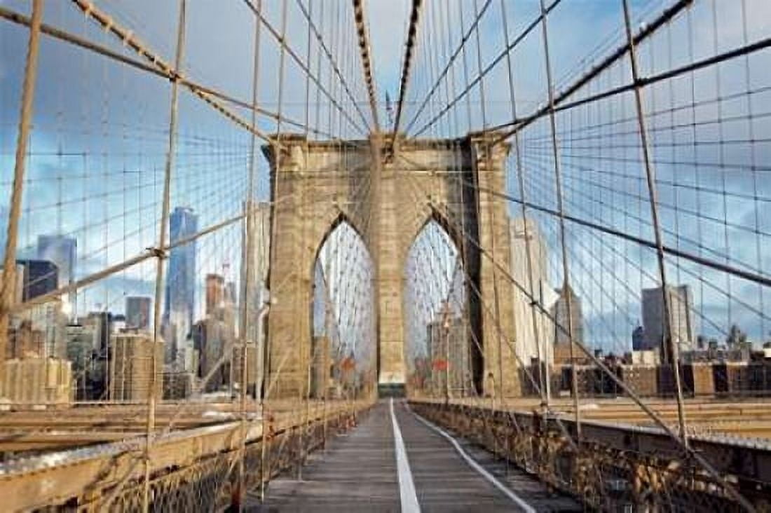 Brooklyn Bridge Canvas Art - Alan Blaustein (12 x 18)