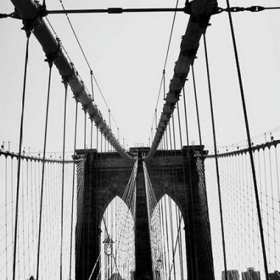 Brooklyn Bridge I Poster Print by Nicholas Biscardi (24 x 24)