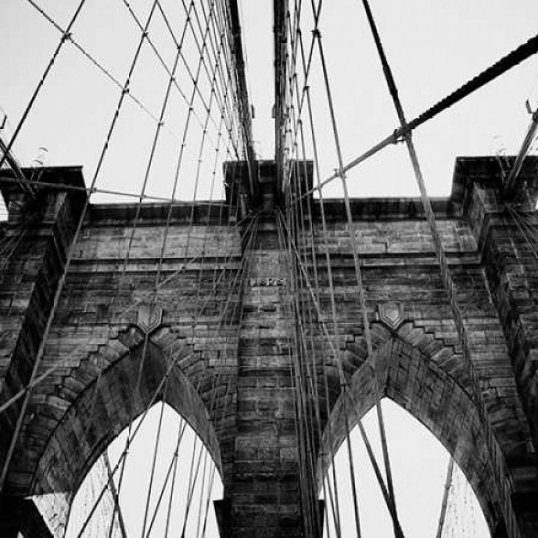 Brooklyn Bridge II Canvas Art - Nicholas Biscardi (24 x 24)