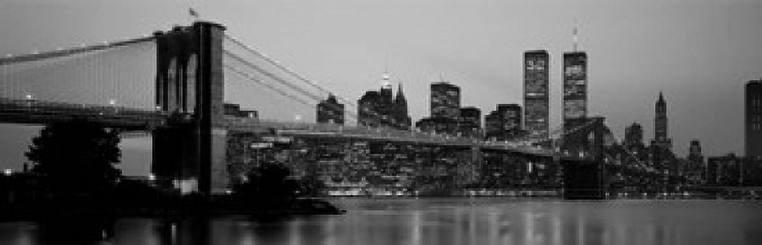 Brooklyn Bridge Manhattan NYC Canvas Art - Panoramic Images (38 x 12)