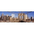 thumbnail image 1 of Brooklyn Bridge Manhattan New York NY USA Poster Print (18 x 6), 1 of 1