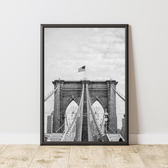 Brooklyn Bridge New York City Nyc Photography Urban Landscape Manhattan Skyline Poster Unframed Paper Print