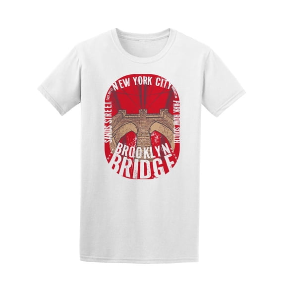 Brooklyn Bridge New York City Tee Men's -Image by Shutterstock