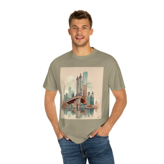 Brooklyn Bridge New York - City Wanderlust Unisex Adventure Tee