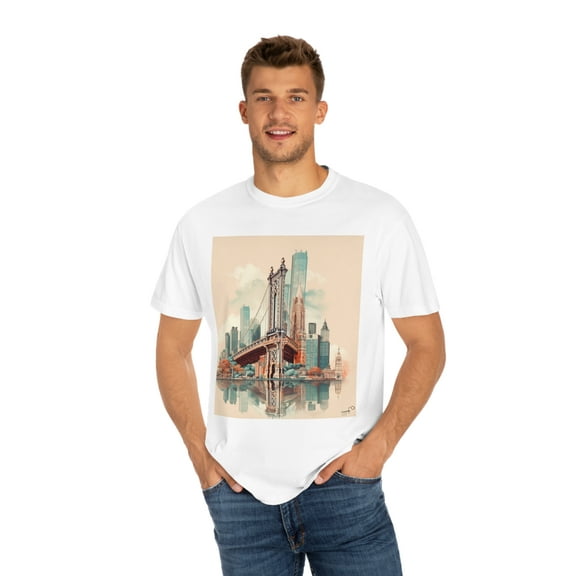 Brooklyn Bridge New York - City Wanderlust Unisex Adventure Tee