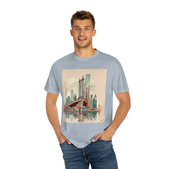 Brooklyn Bridge New York - City Wanderlust Unisex Adventure Tee
