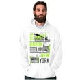 thumbnail image 1 of Brooklyn Bridge New York Graffiti Hoodie Sweatshirt Women Men Brisco Brands M, 1 of 6